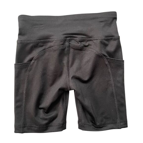 Athletic Works Girls Black Biker Shorts Size Small 6/6X Active Stretch Fit - Picture 6 of 7